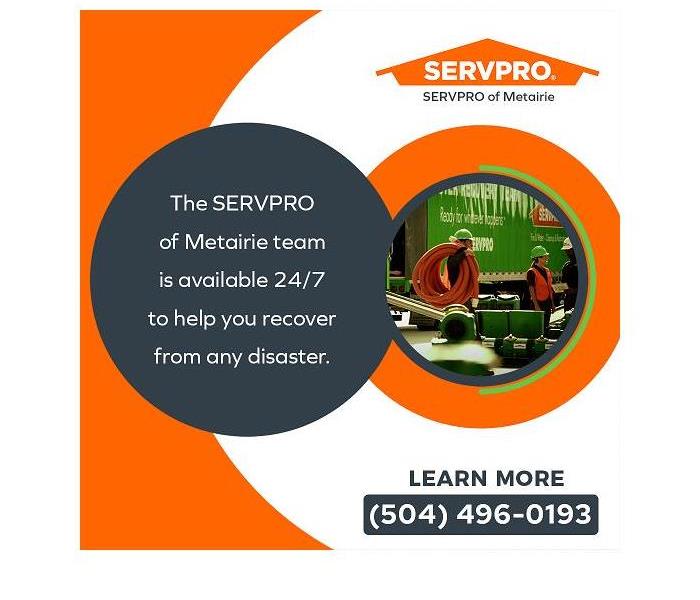 SERVPRO technicians with clients